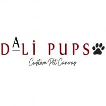 dali pups custom pet canvas