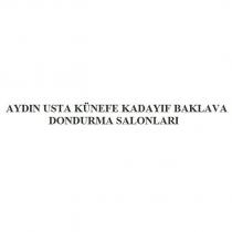 aydın usta künefe kadayıf baklava dondurma salonları