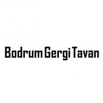 bodrum gergi tavan
