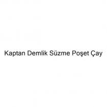 kaptan demlik süzme poşet çay
