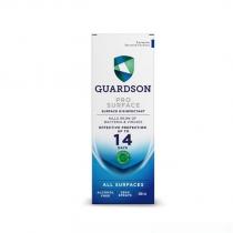 guardson pro surface surface disinfectant kills 99.9% of bacteria & viruses effective protection up to 14 days all surfaces alcohol free 2500 sprays 500 ml
