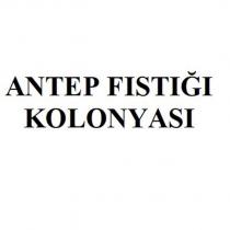 antep fıstığı kolonyası
