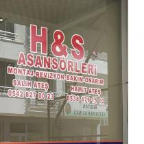 h&s asansörleri montaj-revizyon-bakım-onarım salih ateş 0542827 00 23 hamit ateş 0538 479 15 10