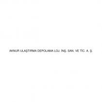 aknur ulaştırma depolama loj. inş. san. ve tic. a. ş.