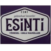 esnt geleneksel lezzetler esinti yöresel unlu mamüller