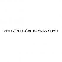 365 gün doğal kaynak suyu