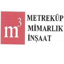 m3 metreküp mimarlık inşaat