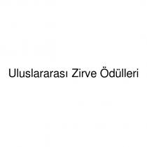 uluslararası zirve ödülleri
