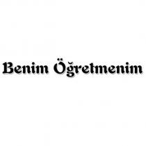 benim öğretmenim