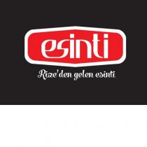 esinti rize'den gelen esinti