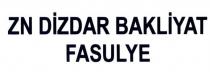 zn dizdar bakliyat fasulye