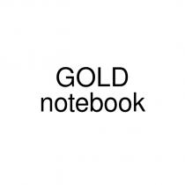 gold notebook