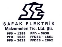 se şafak elektrik pfd-1288 pfd-1638 pfd-2638 pfd-5638 ffdeb-1861