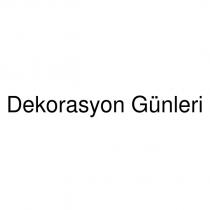 dekorasyon günleri