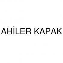 ahiler kapak