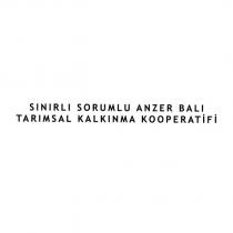 sınırlı sorumlu anzer balı tarımsal kalkınma kooperatifi