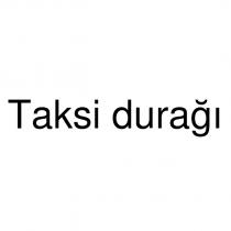 taksi durağı