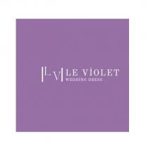 lv le violet wedding dress