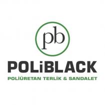 pb poliblack poliüretan terlik & sandalet