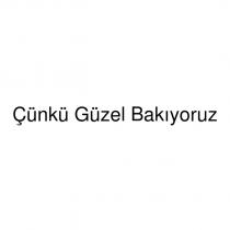 çünkü güzel bakıyoruz