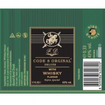 f.d. code&orginal deluxe with whisky flavour extra special e 0.33 l 43% vol. .