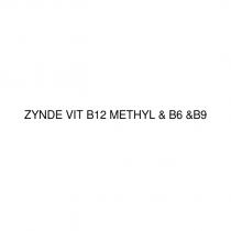 zynde vıt b12 methyl & b6 &b9