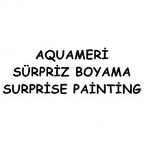 aquameri sürpriz boyama surprise painting