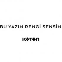 bu yazın rengi sensin koton
