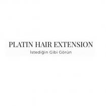 platin hair extension istediğin gibi görün