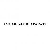 yvz arı zehri aparatı
