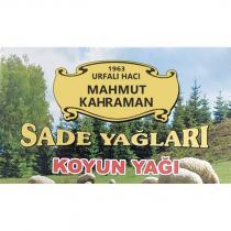 1963 urfalı hacı mahmut kahraman sade yağları koyun yağı