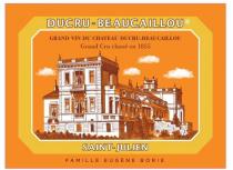ducru-beaucaillou grand vin du chateau ducru-beaucaıllou grand cru classe en 1855 saint-julien famille eugene borie