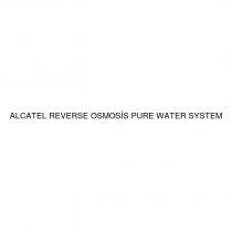 alcatel reverse osmosis pure water system