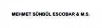 mehmet sünbül escobar&m.s.