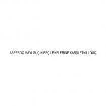 asperox mavi güç kireç lekelerine karşı etkili güç