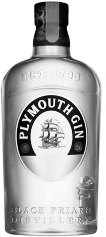 plymouth gin est 1793 black friars distillery