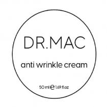 dr.mac anti wrinkle cream 50 ml e 1.69 fl.oz