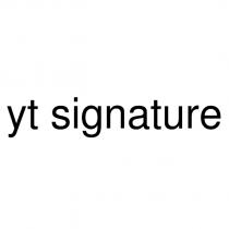 yt signature