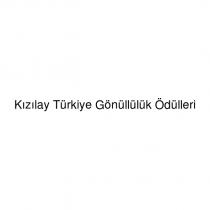 kızılay türkiye gönüllülük ödülleri