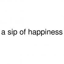 a sip of happiness