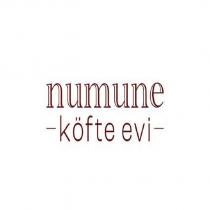 numune köfte evi