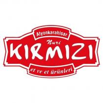 afyonkarahisar nuri kırmızı et ve et ürünleri
