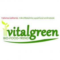 vitalgreen bio-food-trend farkımız kalitemiz, mikrofilizlerimiz superfood sınıfındadır.