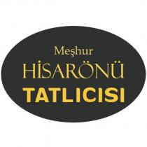 meşhur hisarönü tatlıcısı