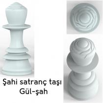 şahi satranç taşı gül-şah