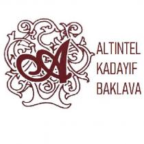 altıntel kadayıf baklava