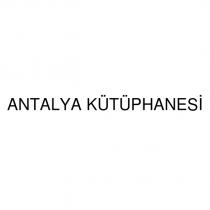 antalya kütüphanesi