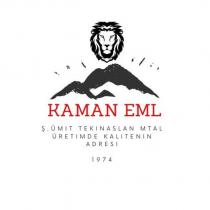 kaman eml ş. ümit tekinaslan mtal üretimde kalitenin adresi 1974