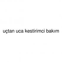 uçtan uca kestirimci bakım
