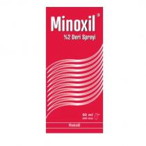 minoxil %2 deri spreyi 60 ml (300 doz) minoksidil